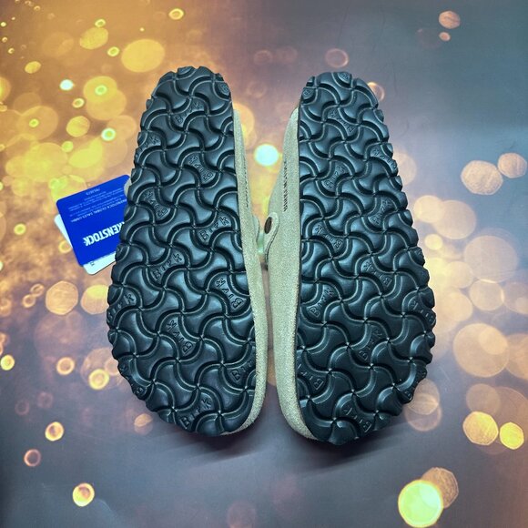 🎁Birkenstock Boston Soft Shoes Suede Sandals Clogs Mules  Black - Picture 2 of 5